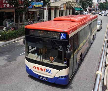 King Long XMQ6121G RapidKL Gemilang